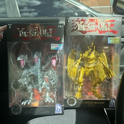 2 Winged Dragon of Ra LD 07298 0312 Blue Eyes Ultimate Dragon Yugioh Figurines-image