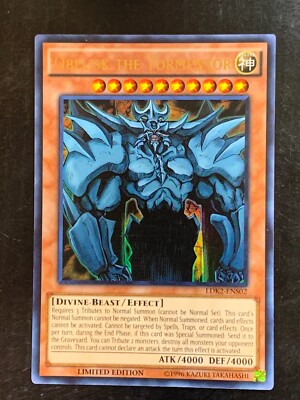 Obelisk the Tormentor LDK2-ENS02 Ultra Rare Limited Edition Yu-Gi-Oh! Konami-image