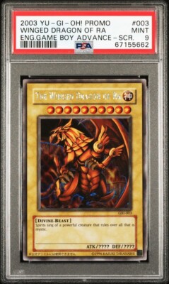 YU-GI-OH! The Winged Dragon Of Ra Gbi Secret Psa 9-image
