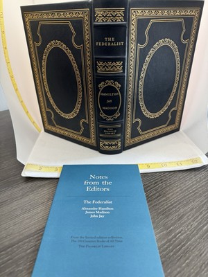 The Federalist Alexander Hamilton James Madison Franklin Library 1977 W Notes-image