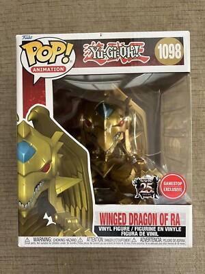 2021 Funko POP! GameStop Exclusive Yu-Gi-Oh! Metallic Winged Dragon of Ra #1098-image