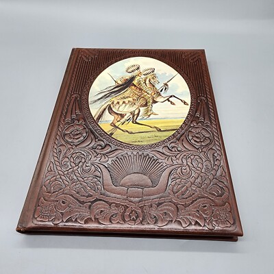 Time Life The Great Chiefs Old West Book Leather Bound 1975 Capps-image