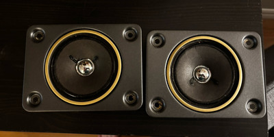 VINTAGE FISHER MODEL STV 410M Speaker Tweeters For Parts Hf-image