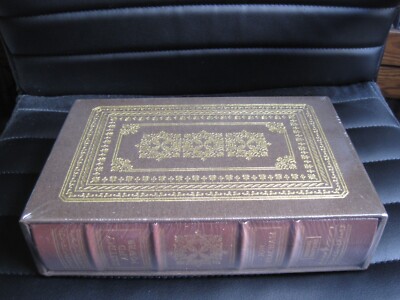 PRESIDENT GEORGE H W BUSH SIGNED - DESTINY AND POWER EASTON PRESS LEATHER SEALED-image