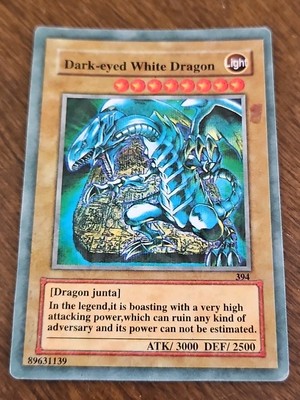 YUGIOH Dark Eyed White Dragon 394 89631139-image