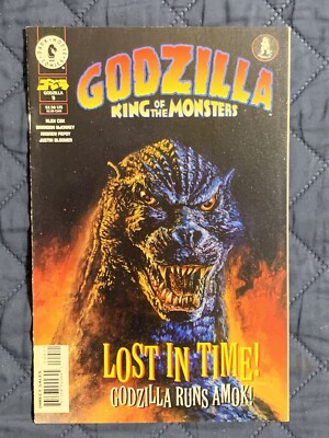 Godzilla #9 King of the Monsters Bob Eggleton Cover Dark Horse 1996-image