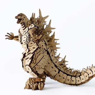 Bamboo Art wa-gu-mi Godzilla (2023) Bamboo Craft Puzzle F/S-image