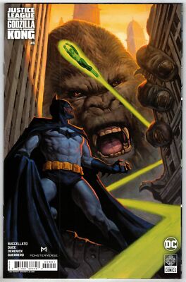 Justice League vs Godzilla vs Kong #5 1:50 EM Gist Variant DC 2023 VF/NM-image