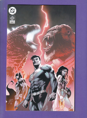 Justice League Vs Godzilla Vs Kong 2 #1 1:100 Duce Vir Variant Actual Scans!-image