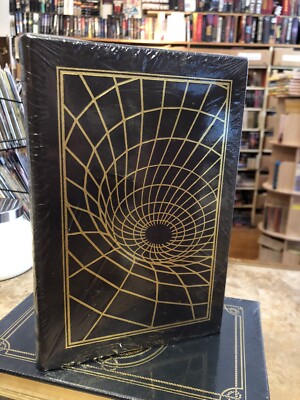 Sealed! BRIAN COX + JEFF FORSHAW SIGNED - BLACK HOLES EASTON PRESS LEATHER 1std-image