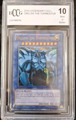 YuGiOh 2010 Legendary Collection Obelisk the Tormentor BCCG 10 Mint Ultra Rare-image