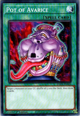 Pot of Avarice EG01-EN026 Egyptian God Deck: Obelisk the Tormentor 1st Edition-image