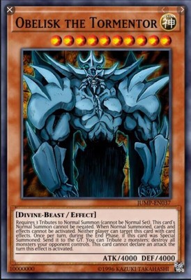 Yu Gi Oh Card: Obelisk The Tormentor-image