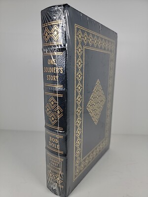 SIGNED One Soldier's Story by BOB DOLE Easton Press FIRST EDITION SEALED-image