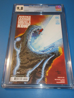 Justice League vs Godzilla vs Kong #2 CGC 9.8 NM/M Gorgeous Gem Wow-image
