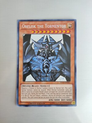 Yu-Gi-Oh! Obelisk The Tormentor TN19-EN007 Limited Edition - Prismatic SR - NM-image
