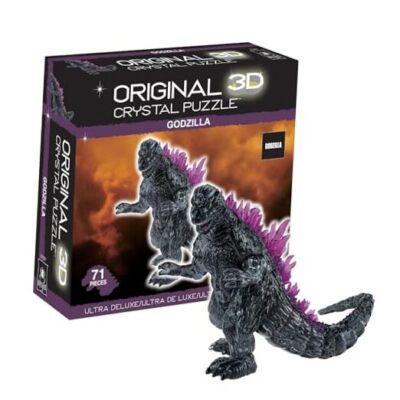 Bepuzzled, Godzilla Ultra Deluxe 3D Crystal Puzzle, for Godzilla Lovers, -image