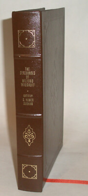 DISCOURSES OF WILFORD WOODRUFF BOOKCRAFT 1995 LEATHER BOUND EXC-image