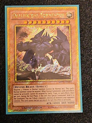Yugioh (Yu-Gi-Oh Obelisk The Tormentor MVPC-EN001 Limited Edition Movie Promo NM-image