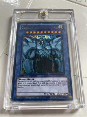 Yu-Gi-Oh Game Boy Advance Promo Ultra Rare God Obelisk The Tormentor GBI-002-image