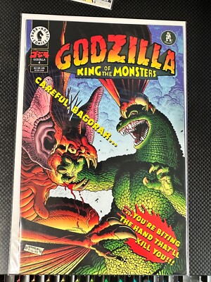 Godzilla King of the Monsters #4 Arthur Adams Cover Dark Horse 1995 Bagorah 9.4-image