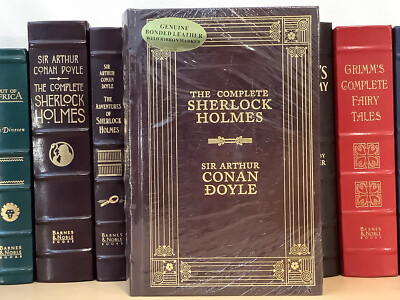 The Complete Sherlock Holmes by Sir Arthur Conan Doyle - leather-bound - sealed-image