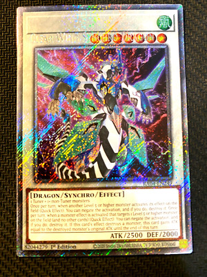 ERROR/MISPRINT CLEAR WING SYNCHRO DRAGON PSR  YuGiOh RA04 EN249 NM-image