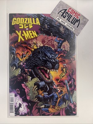 Godzilla Vs X-Men #1 (2025)  1:25 Chris Campana Variant Marvel Comics-image