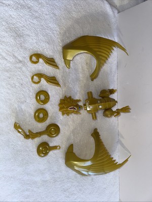 Parts Kazuki Takahashi 1996 YuGiOh Winged Dragon of RA 12” Model Figure Gold-image