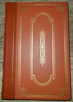 Vtg leather book, Selected Lives by Plutarch: The Dryden Translation, 1982-image