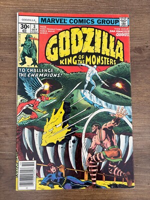 Godzilla # 3 VF Marvel Comic Book King Of The Monsters Champions Iceman 20 J282-image