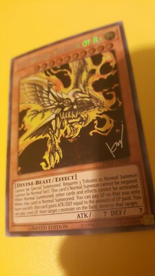 Yugioh The Winged Dragon Of Ra TN19-EN009 Prismatic Secret Rare Near Mint-image
