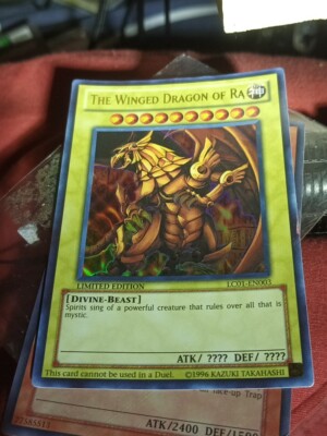 Yu Gi Oh! The Winged Dragon of Ra GBI-003 Ultra Rare Promo Mint-image