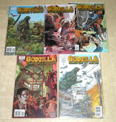 Godzilla Gangsters & Goliaths 1 2 3 4 5 IDW John Layman Alberto Ponticelli-image