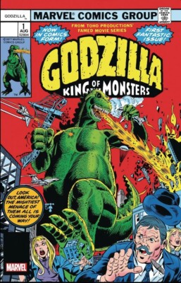 Marvel Godzilla #1 King Of Monsters Facsimile Variant NM-image