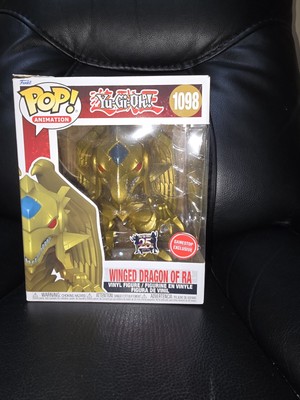 Funco POP  animation Yu-Gi-Oh 1098 Winged Dragon of RA vinyL 2021 NWT-image
