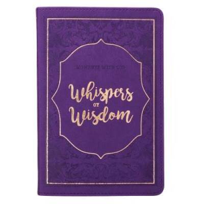 Devotional: Whispers of Wisdom - Leather Bound By Christian Art Gifts - GOOD-image