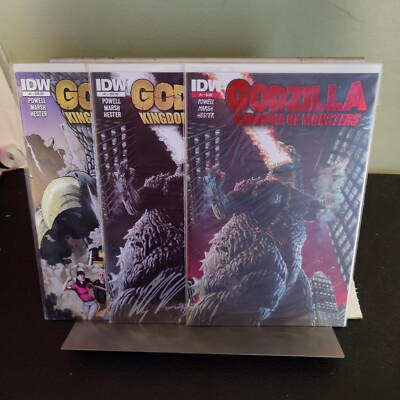 Godzilla Kingdom Of Monsters 1  Alex Ross Signed Dynamic Forces-image