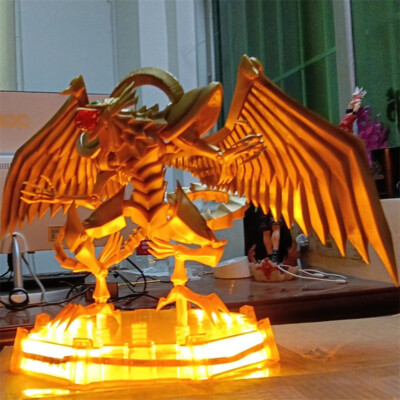 Yu-Gi-Oh The Winged Dragon of Ra Model PVC Figure Collect Game 28CM W/LED Toys -image