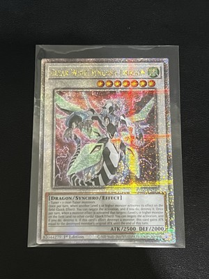 Yugioh Clear Wing Synchro Dragon RA04-EN249 Quarter Century Secret Rare 1st Ed-image