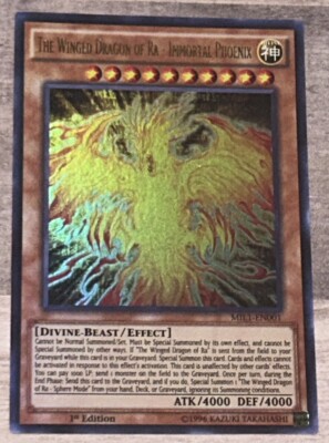 The Winged Dragon of Ra - Immortal Phoenix MILI-EN001 1st Edition Ultra Rare NM-image