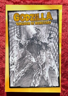 Godzilla Kingdom Of Monsters TPB Convention Alex Ross Sketch Cover, IDW, 2019-image
