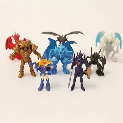 Shin Yu-Gi-Oh Collection Mini Figure 8 set complete Dark Magician Girl 2001 JP-image
