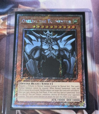 Obelisk The Tormentor RA04-EN116 Platinum Secret Rare Yugioh 1st Edition Mint-image