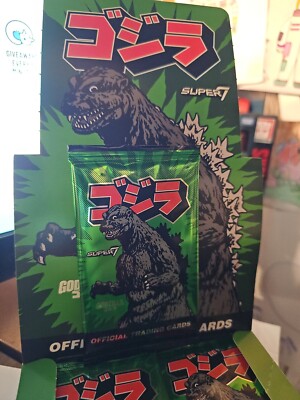 Super7 Godzilla Showa Series 1 - Toho Foil Pack Trading Cards -5 cards 1 Sticker-image