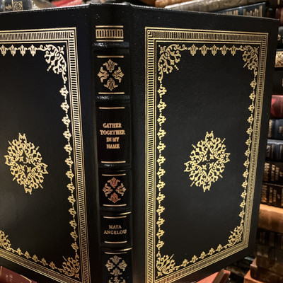 EASTON PRESS:  MAYA ANGELOU: GATHER TOGETHER IN MY NAME: MEMOIRS-image