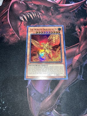 LED7-EN000 The Winged Dragon Of Ra Ultra Rare 1st Edition NM Yugioh Card-image