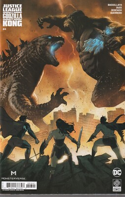 Justice League VS Godzilla VS Kong # 4 Variant 1:25 Cover NM DC 2024 [V3]-image