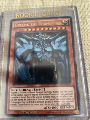Obelisk The Tormentor LDK2-ENS02 YuGiOh 1st Edition-image