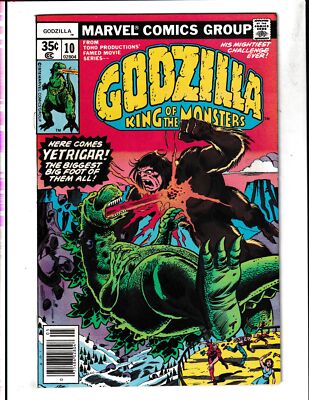 Godzilla #10 (1978) VS. Yetrigar Marvel Comics-image